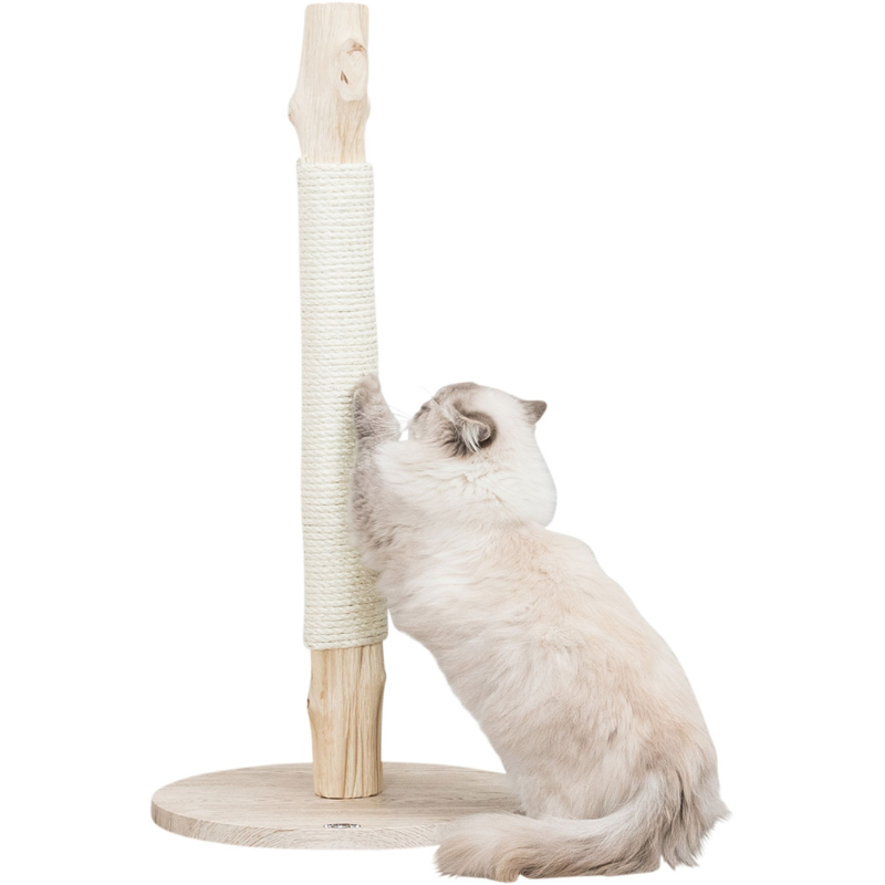 POSTE RASCADOR GATO MADERA NATURAL TRIXIE 93 CM