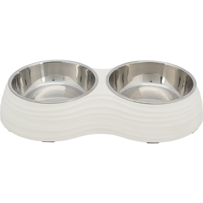 SET COMEDEROS ACERO INOXIDABLE TRIXIE