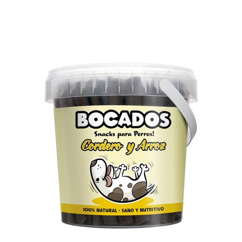 SNACKS BOCADOS CORDERO Y ARROZ 800 GRAMOS