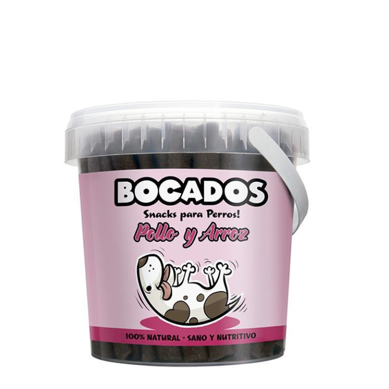 SNACKS BOCADOS POLLO Y ARROZ 800 GRAMOS
