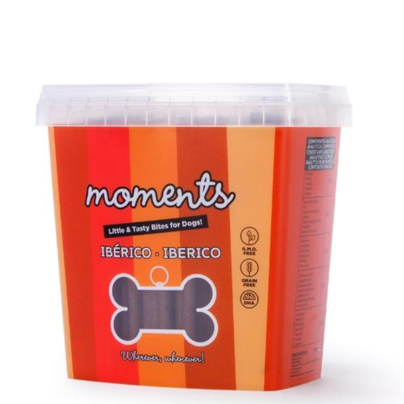 SNACKS MOMENTS PERROS CERDO IBERICO BARRITAS 600 GRAMOS