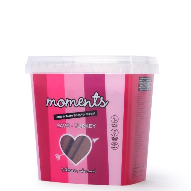 SNACKS MOMENTS PERROS PAVO BARRITAS 600 GRAMOS