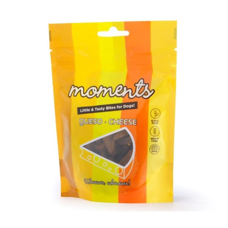 SNACKS MOMENTS PERROS QUESO DINGONATURA 60 GRAMOS