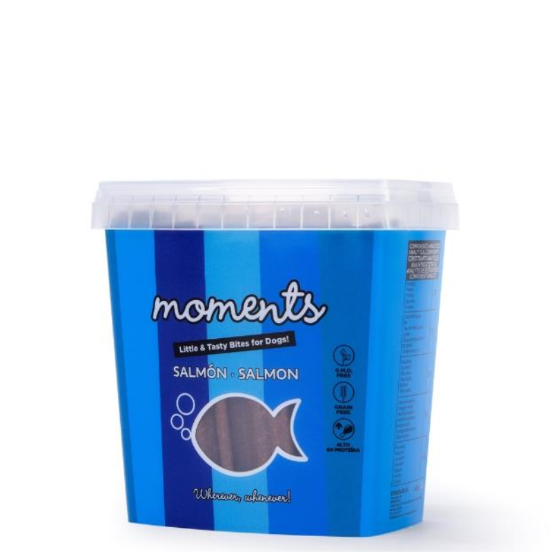 SNACKS MOMENTS PERROS SALMON BARRITAS 600 GRAMOS