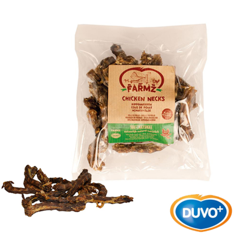 SNACK NATURAL PESCUEZO DE POLLO PERROS DUVO 250 GR