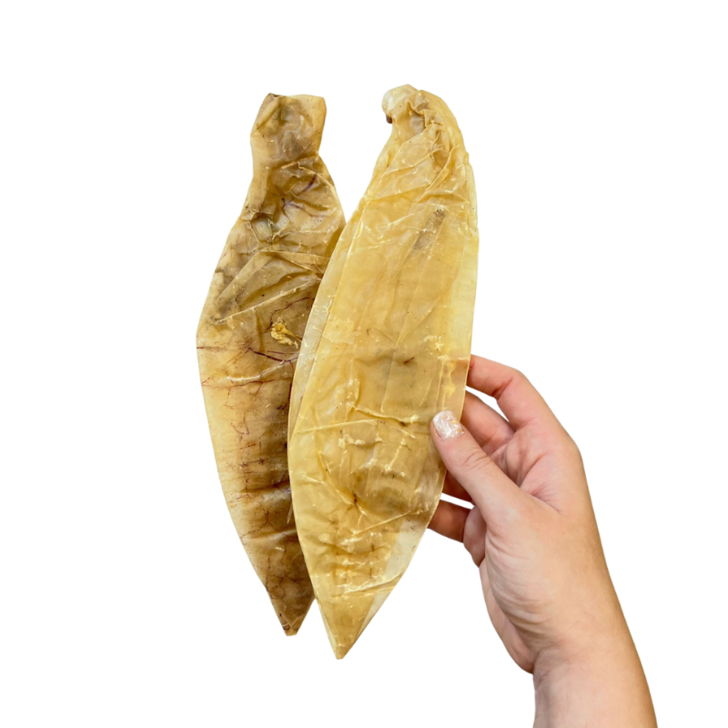 SNACK NATURAL VEJIGA PLANA DE VACA PERROS 15 UNIDADES