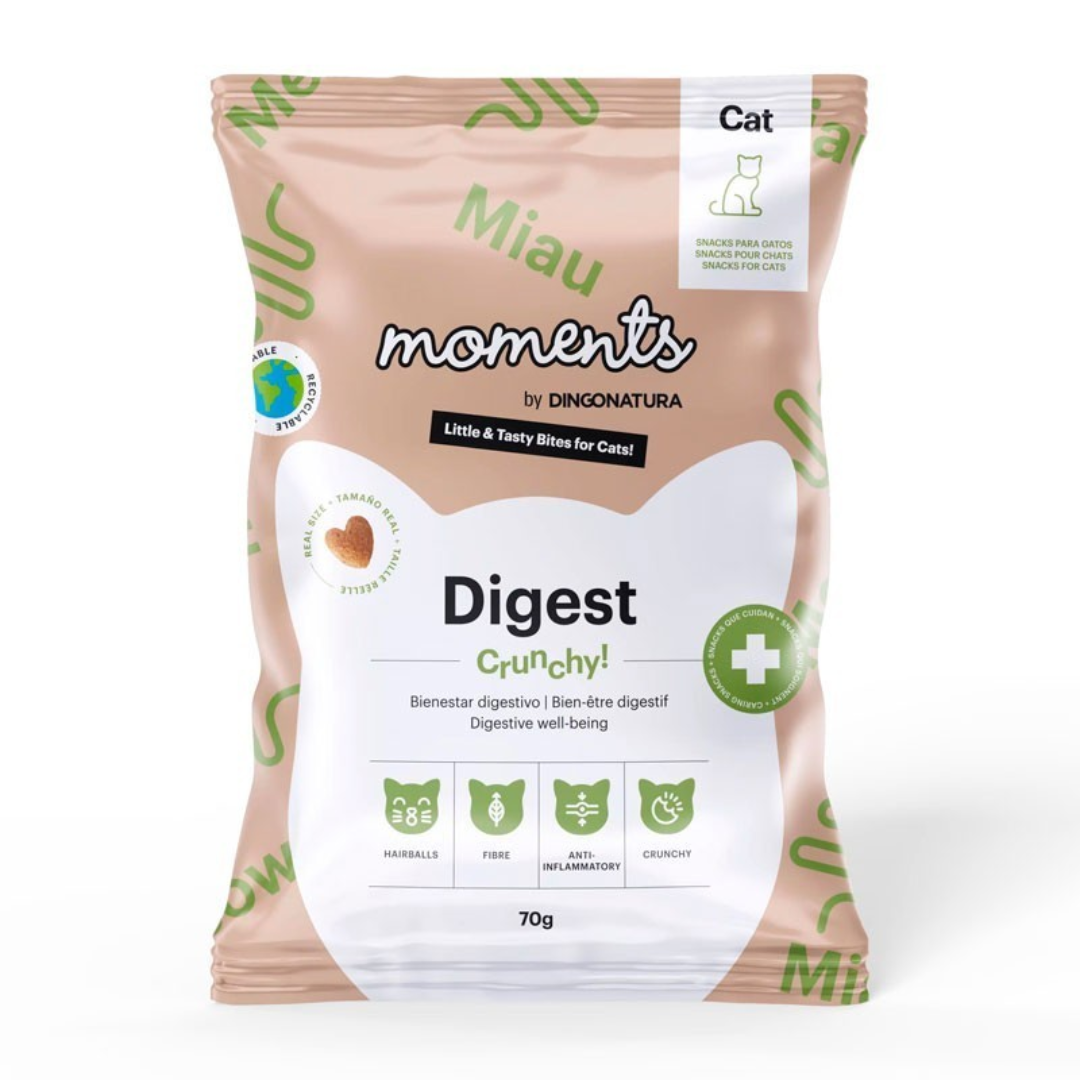 SNACK PARA GATOS MOMENTS DIGEST 70 G