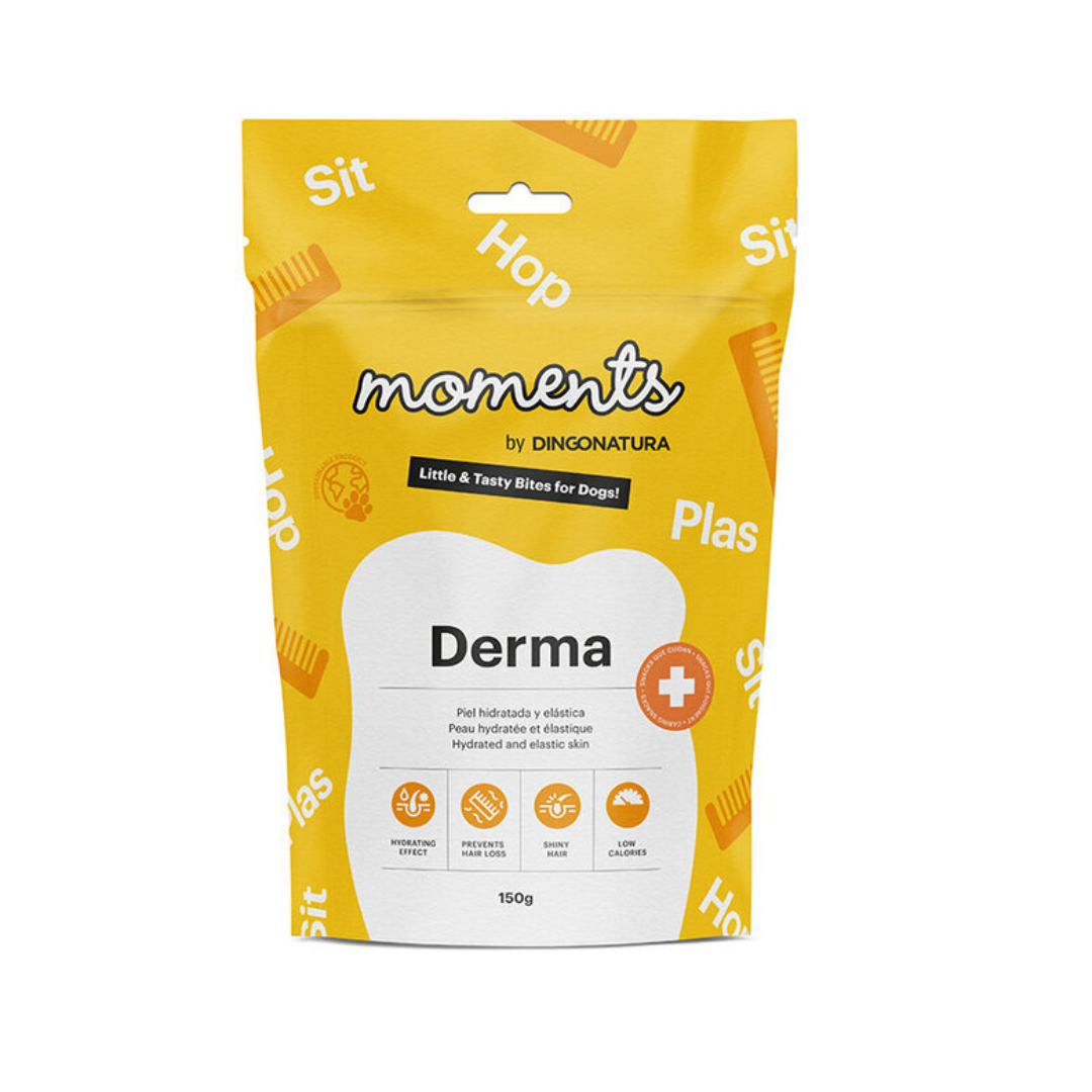 SNACK PARA PERROS MOMENTS DERMA 150 G