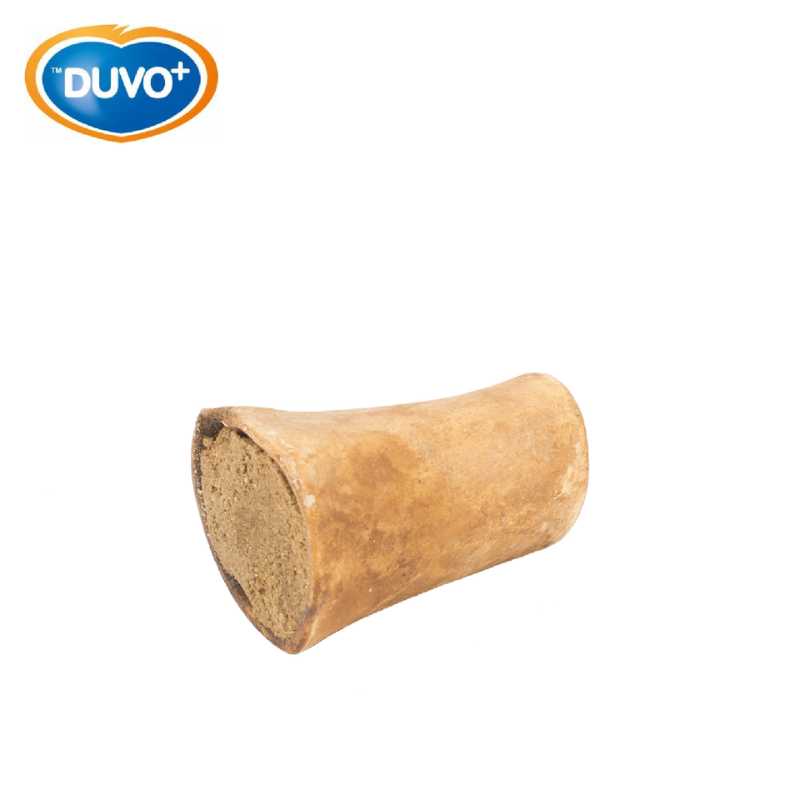 SNACK PERROS HUESO DE CALCIO AHUMADO RELLENO CON CARNE DUVO 18 UNIDADES