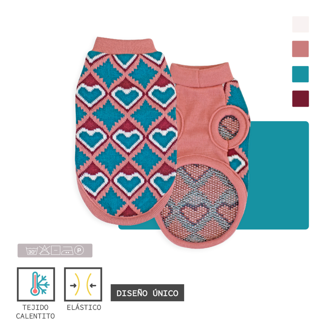 JERSEY PERROS PUNTO MI&DOG ESTAMPADO SWEET