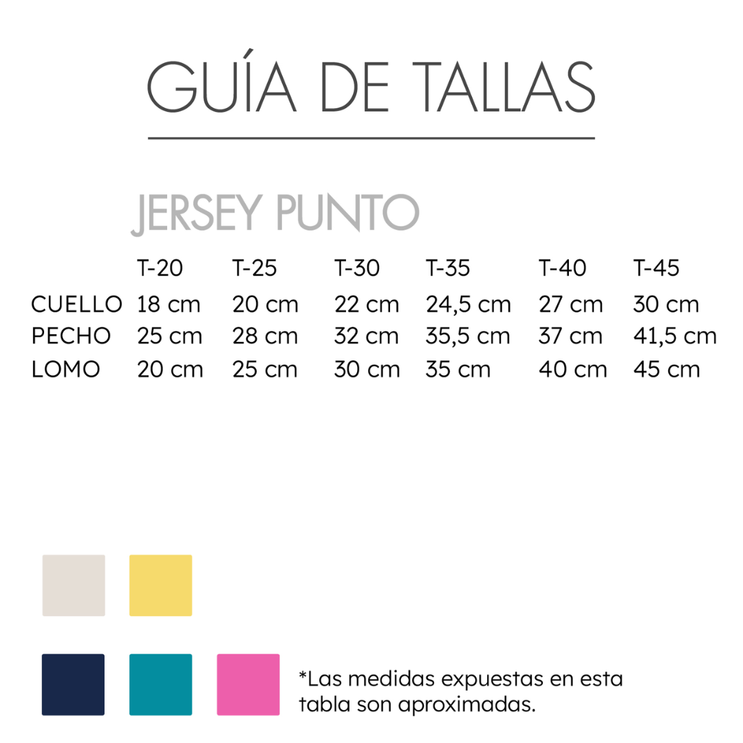 JERSEY PERROS PUNTO MI&DOG ESTAMPADO SWEET