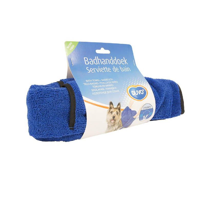 TOALLA BAÑO PARA PERROS MICROFIBRA DUVO