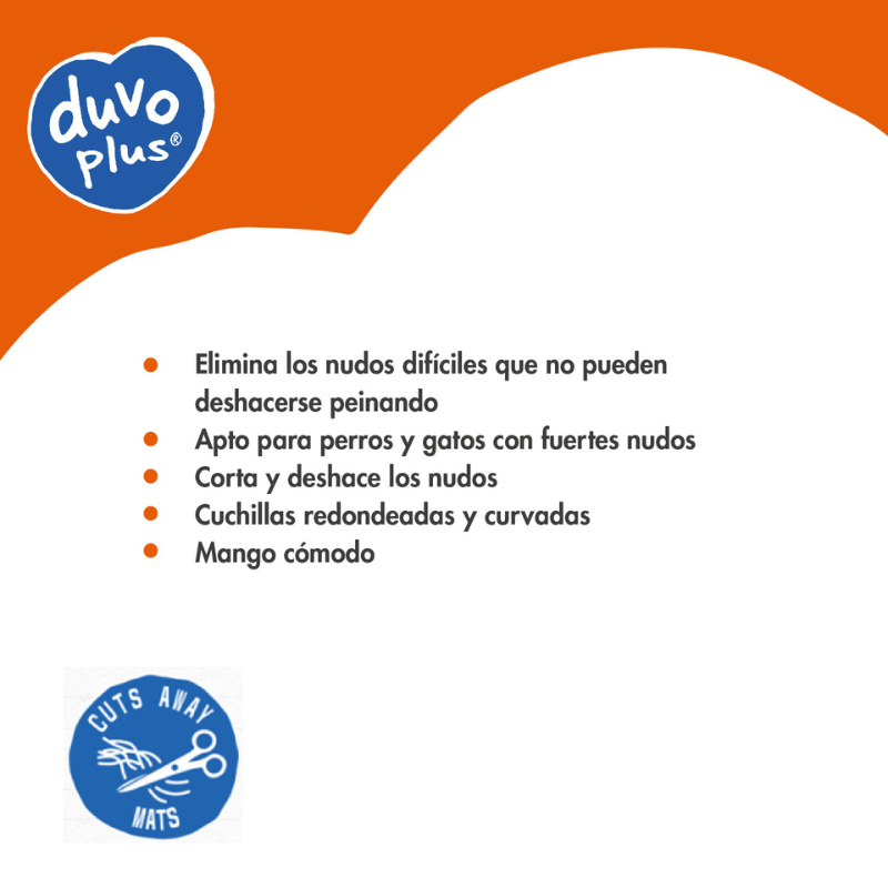 CORTANUDOS PARA PERROS 6 PUAS DUVO