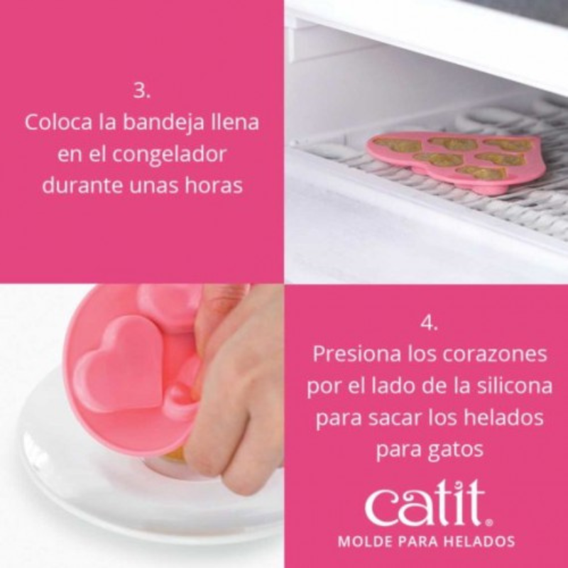 MOLDE CORAZÓN CATIT CREAMY