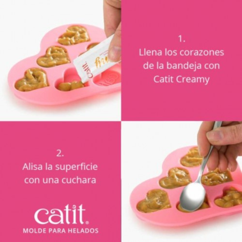 MOLDE CORAZÓN CATIT CREAMY