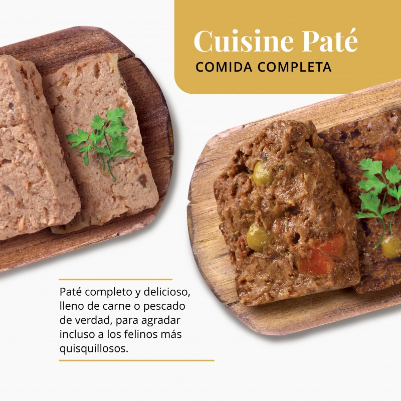 PATE CATIT CUISINE PARA GATOS VACUNO CON ZANAHORIAS 12 X 95 G