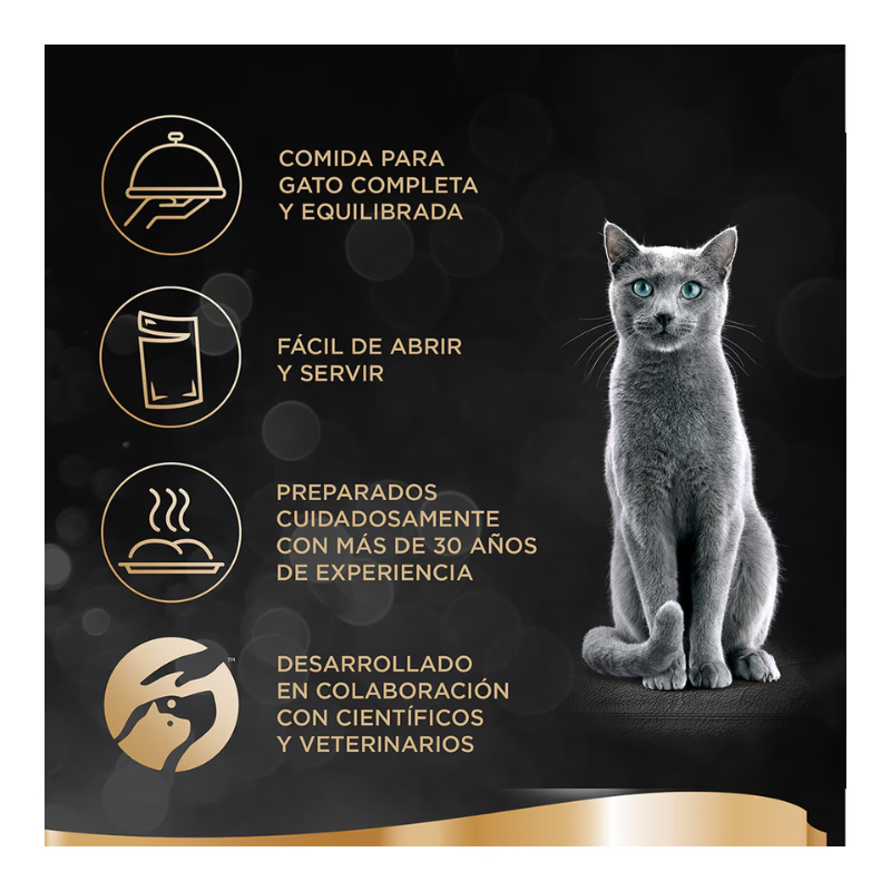 COMIDA HUMEDA GATOS ADULTOS SHEBA SELEZIONE PESCADO EN SALSA 13 X 4 X 85 G