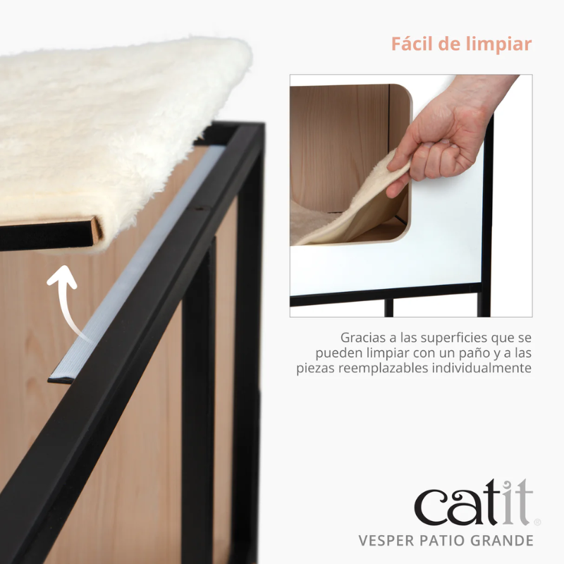 MUEBLE RASCADOR GATOS CATIT VESPER PATIO