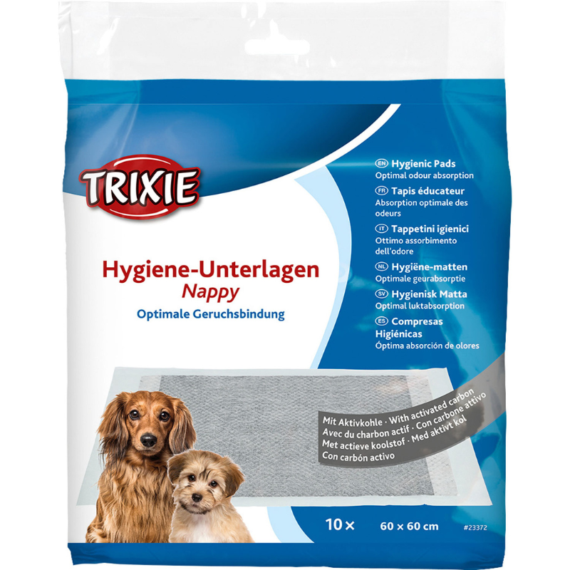 PAÑALES CAMA HIGIENICA PERROS CARBON ACTIVO TRIXIE