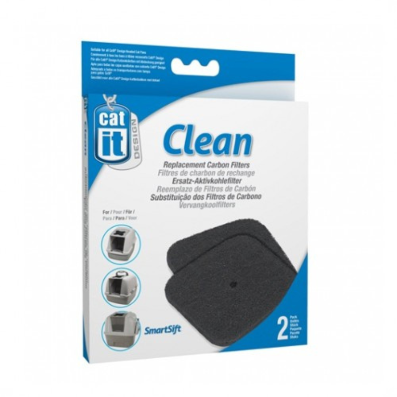 ALMOHADILLAS DE CARBON BANDEJAS SANITARIAS CATIT