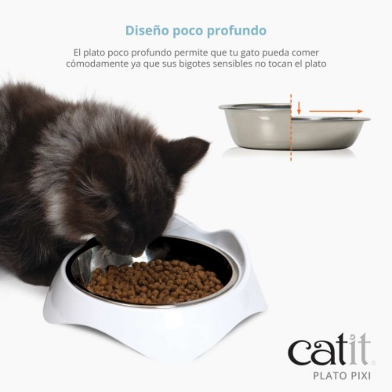 PLATO COMEDERO PARA GATOS CATIT PIXI