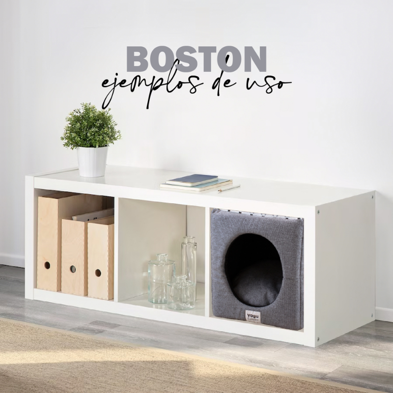 CAMA CUBO CONVERTIBLE PERROS Y GATOS BOSTON YAGU 33 x 33 x 33 CM