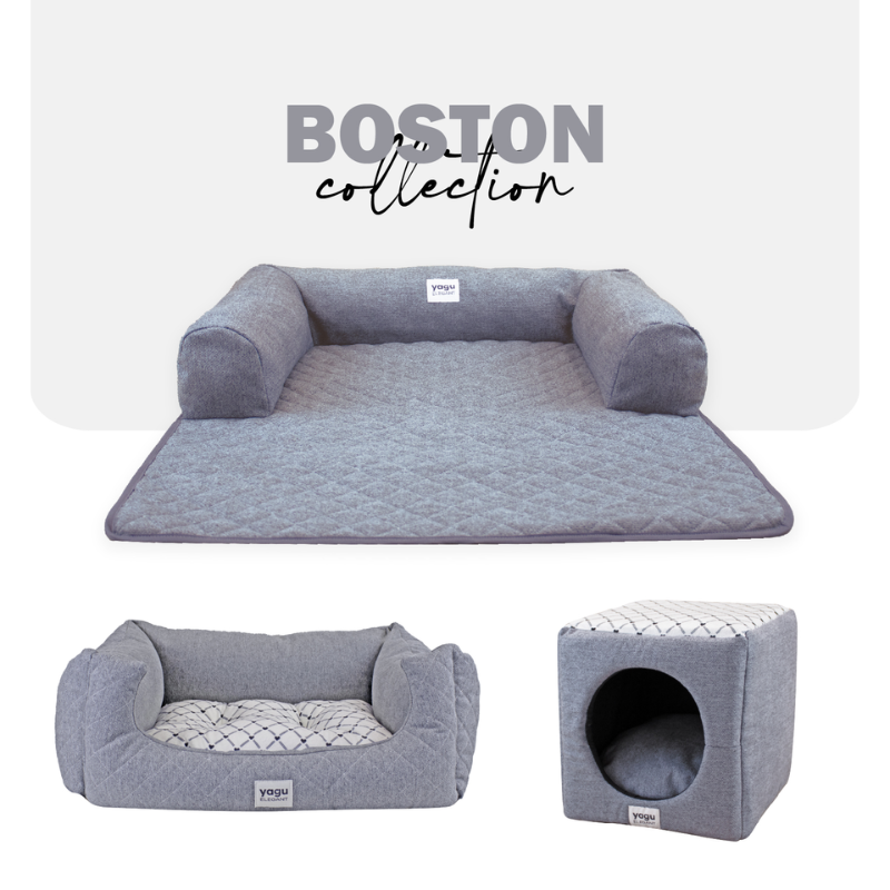 CAMA CUBO CONVERTIBLE PERROS Y GATOS BOSTON YAGU 33 x 33 x 33 CM