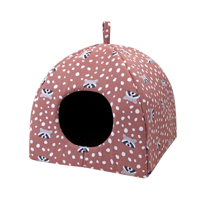 YAGU CUNA IGLU PERROS Y GATOS MAPACHE 40 X 40 X 40 CM
