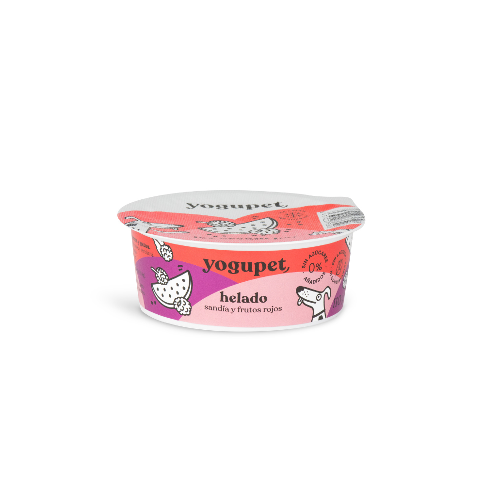 YOGUPET HELADO PERRO Y GATO FRUTOS ROJOS 4X110GR