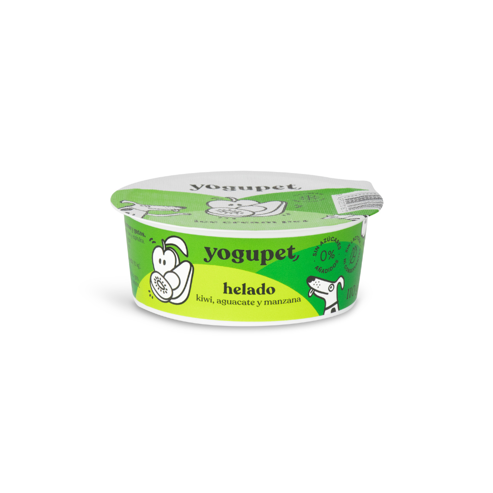 YOGUPET HELADO PERRO Y GATO FRUTOS VERDES 4X110GR