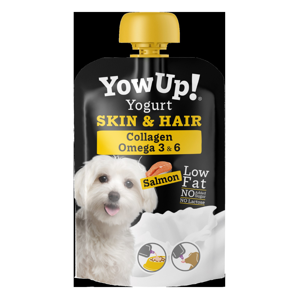 YOW UP POUCH YOGUR PERROS SKIN&HAIR CAJA DISPLAY 10X115GR