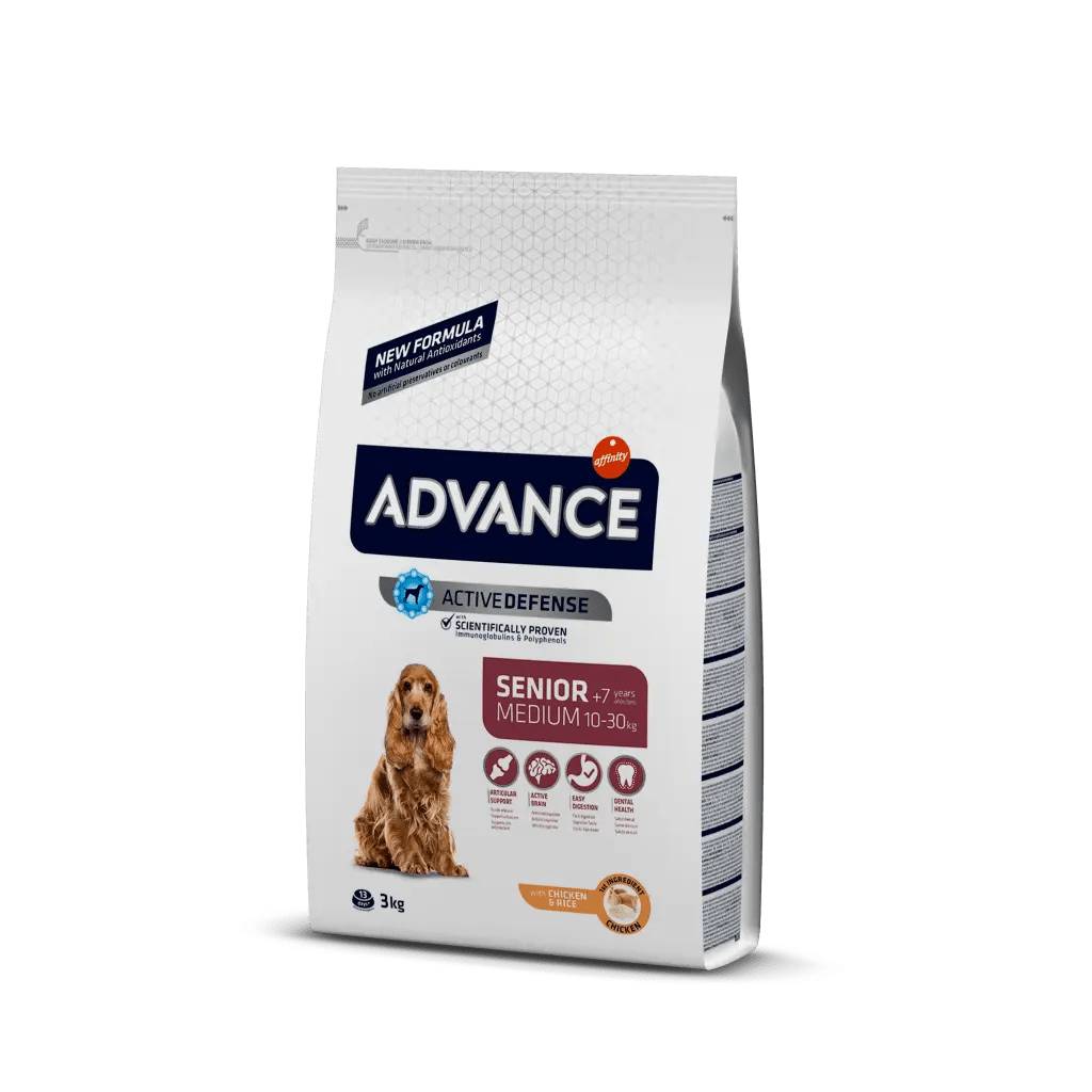 ADVANCE CANINE SENIOR MEDIUM POLLO ARROZ