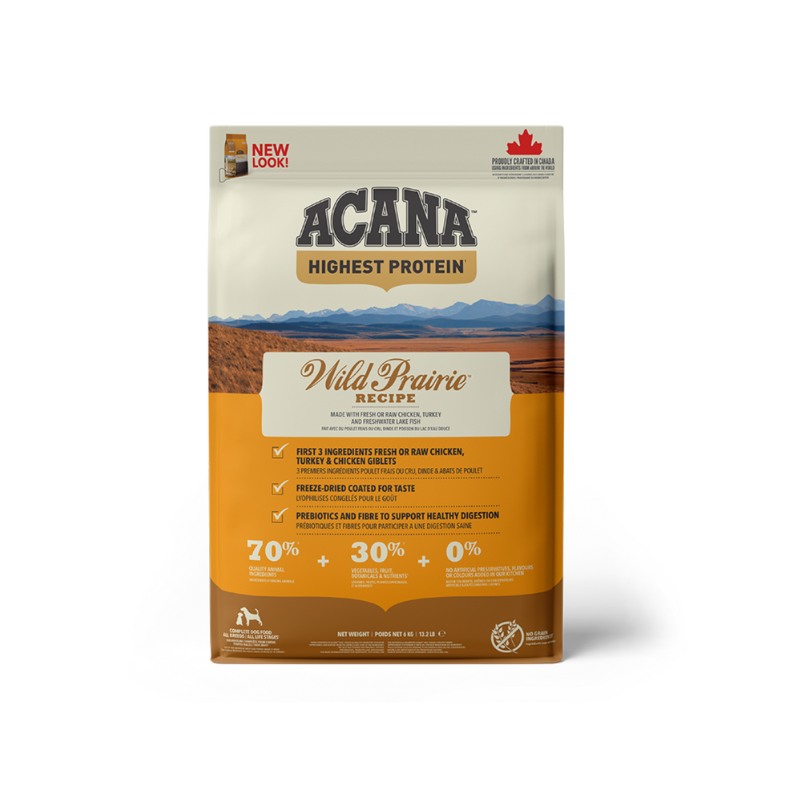 ACANA CANINE ADULT REGIONALS WILD PRAIRIE