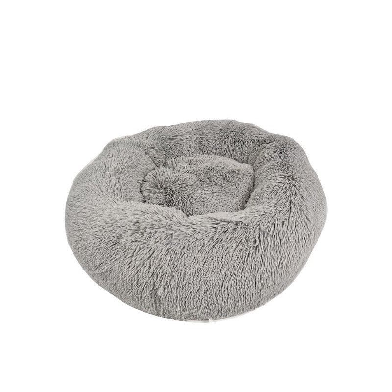CAMA PERROS ANTIESTRES PILE GRIS YAGU 50X50 CM