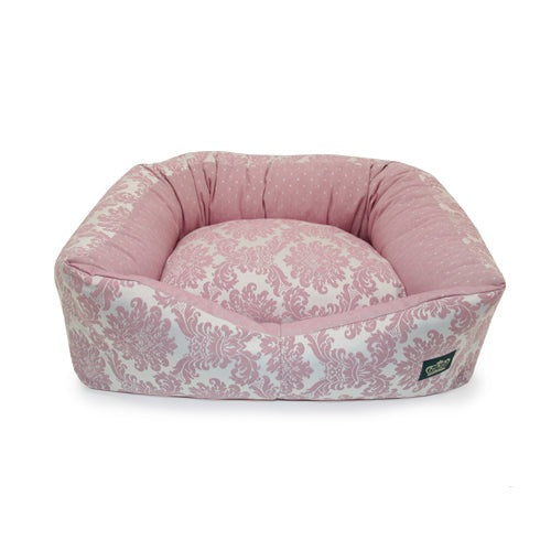 CAMA PERRO ROSA DESENFUNDABLE