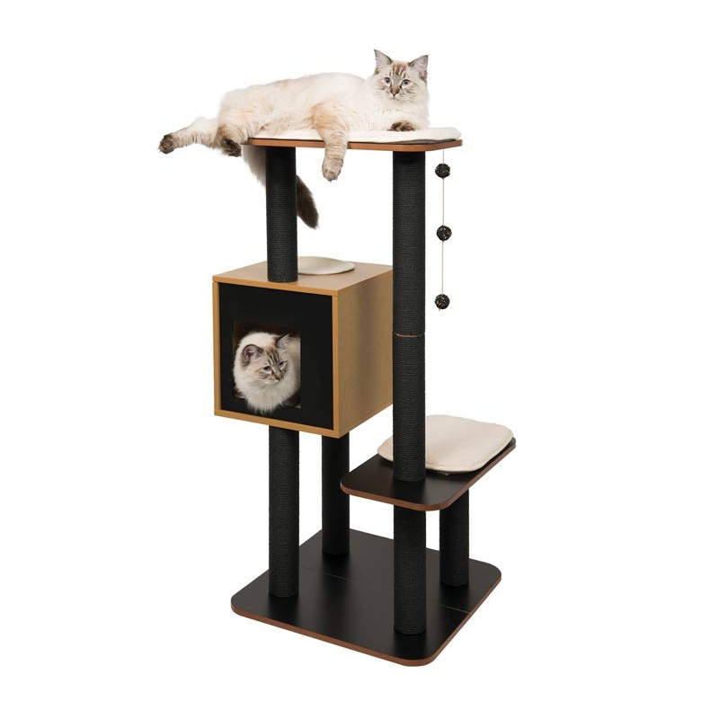 CATIT VESPER HIGH BASE TORRE MUEBLE RASCADOR GATO
