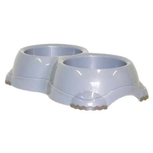 COMEDERO SMARTY PERRO DOBLE Nº2 2 x 645 ml