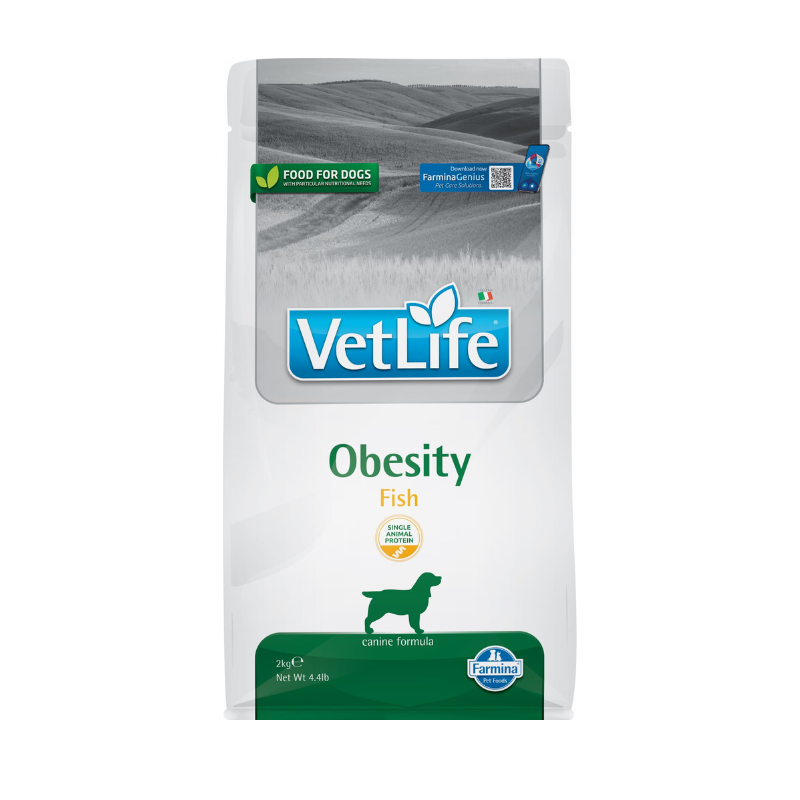 FARMINA VET LIFE PERRO OBESITY PESCADO ADULT