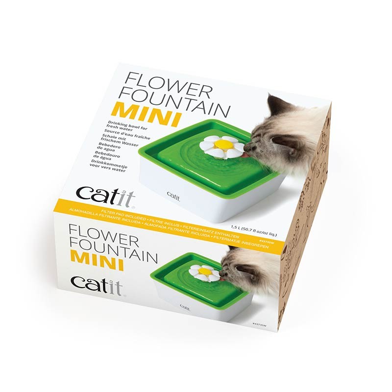 FUENTE CATIT MINI FLOWER 1,5 L PARA GATOS
