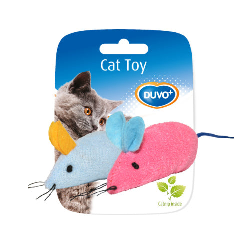 JUGUETE GATO SURTIDO RATONES 2 UNI 6 x 5 x 3 CM