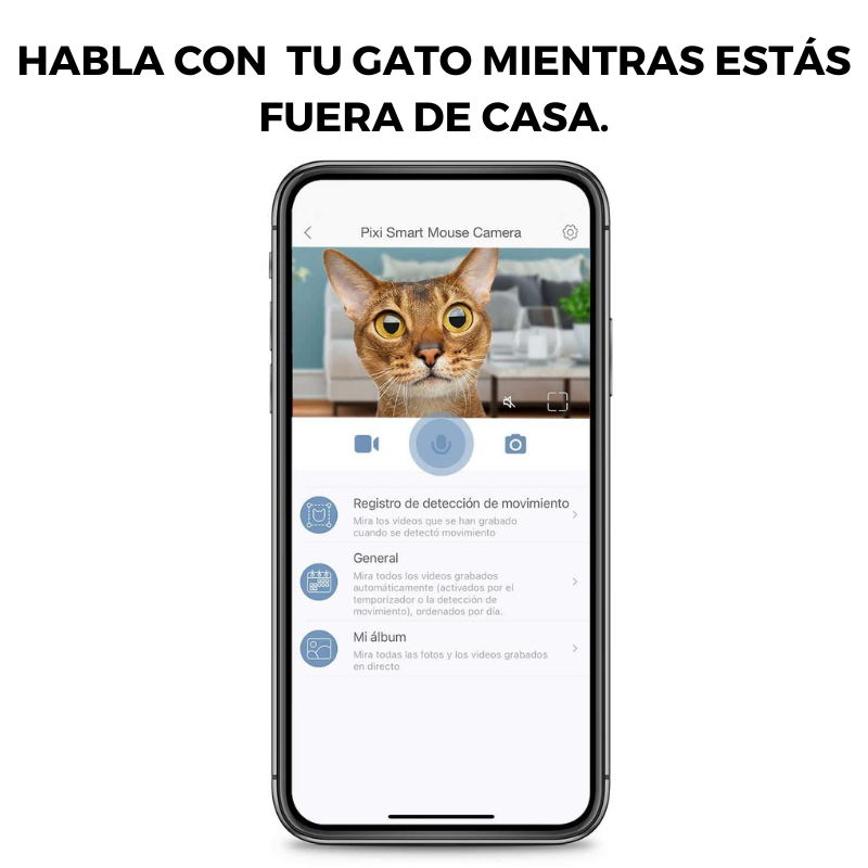 CAMARA RATON INTELIGENTE PARA GATOS CATIT