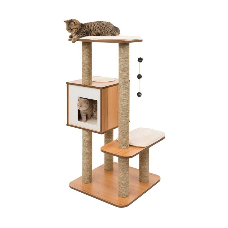 CATIT VESPER HIGH BASE TORRE MUEBLE RASCADOR GATO