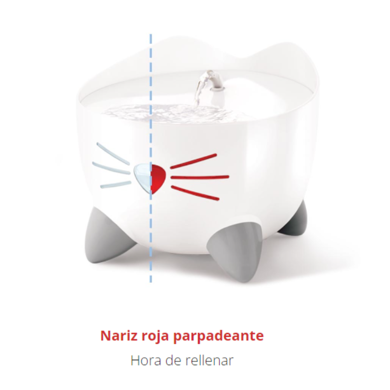 FUENTE 2,5 L CATIT PIXI DE COLORES