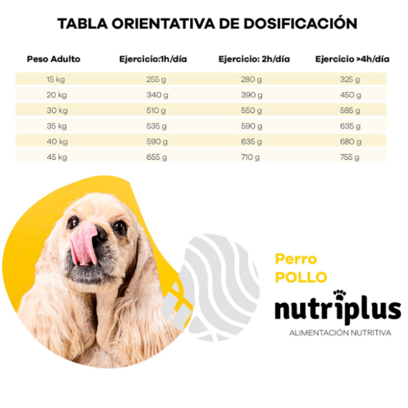 NUTRIPLUS PERROS ADULTO POLLO