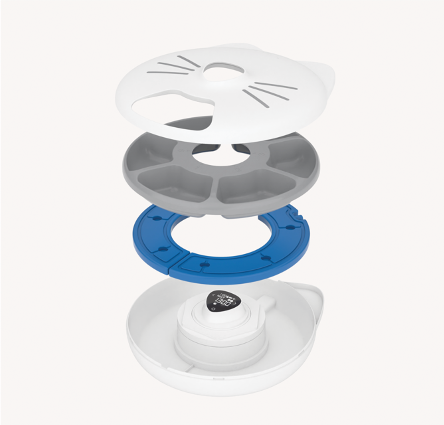 COMEDERO INTELIGENTE PARA GATOS CATIT (6 RACIONES)