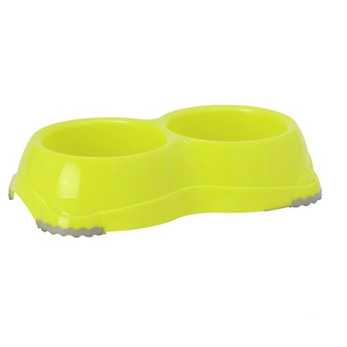 COMEDERO SMARTY PERRO DOBLE Nº1 2 x 330 ml
