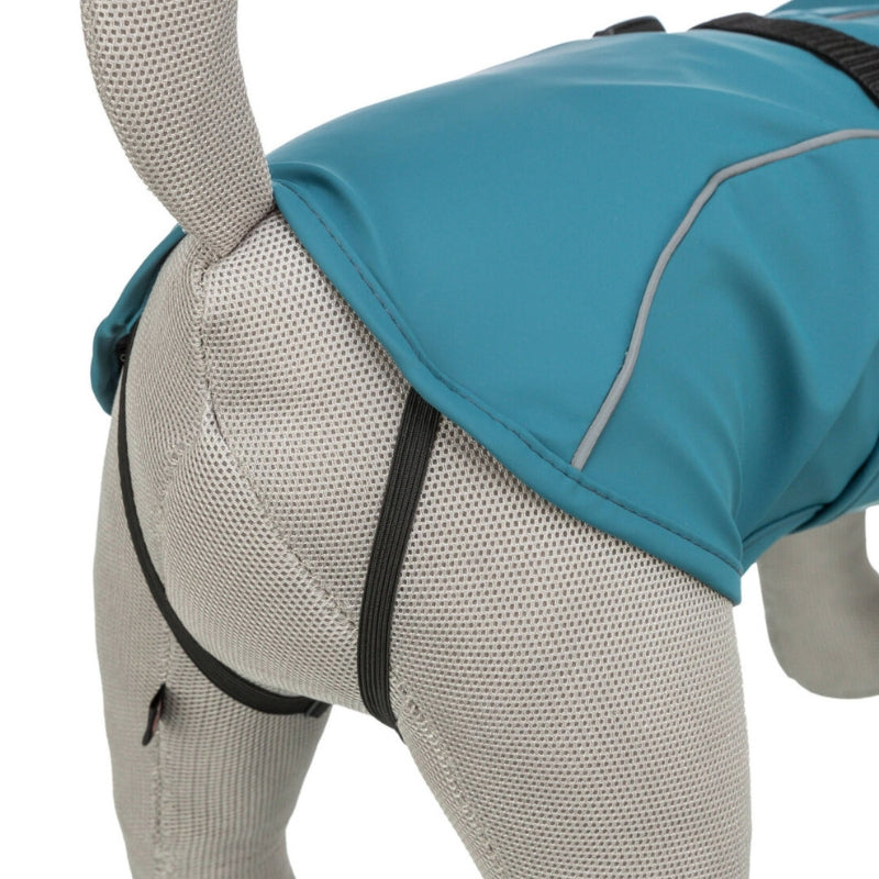 IMPERMEABLE PERRO VIMY AZUL PETROLEO TRIXIE