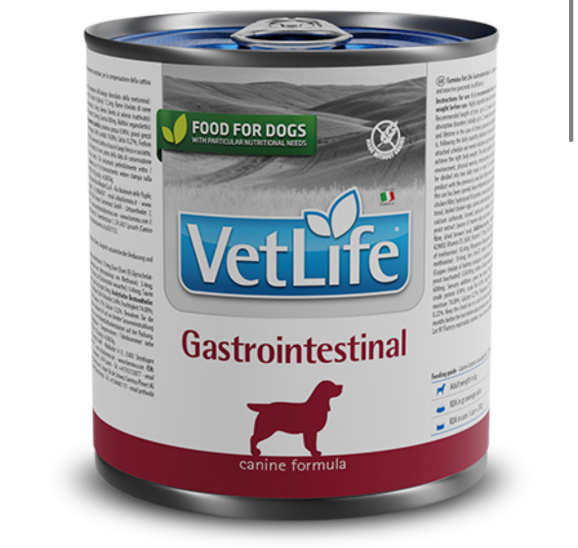 FARMINA VET LIFE COMIDA HUMEDA PERROS GASTROINTESTINAL 6 X 300 G