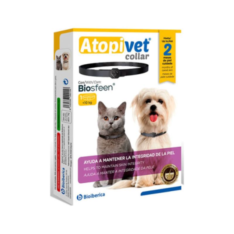 ATOPIVET COLLAR 35 CM PERROS Y GATOS MENOS DE 10KG