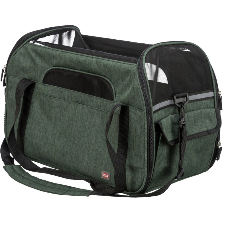 BOLSA TRANSPORTIN PARA PERROS MADISON VERDE TRIXIE